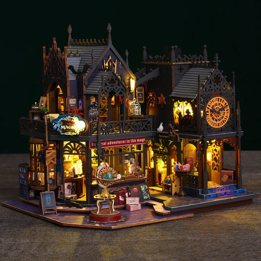 Holo Magic City - Doll House Kit Assembly Model Building DIY 3D Puzzle Toy