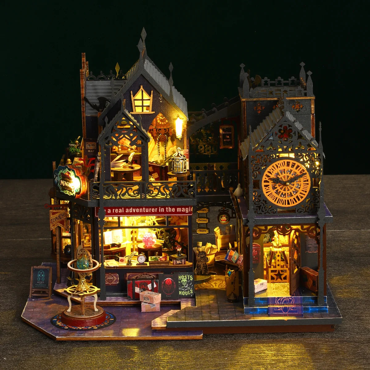 Holo Magic City - Doll House Kit Assembly Model Building DIY 3D Puzzle Toy