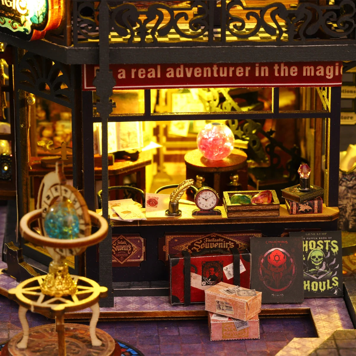 Holo Magic City - Doll House Kit Assembly Model Building DIY 3D Puzzle Toy
