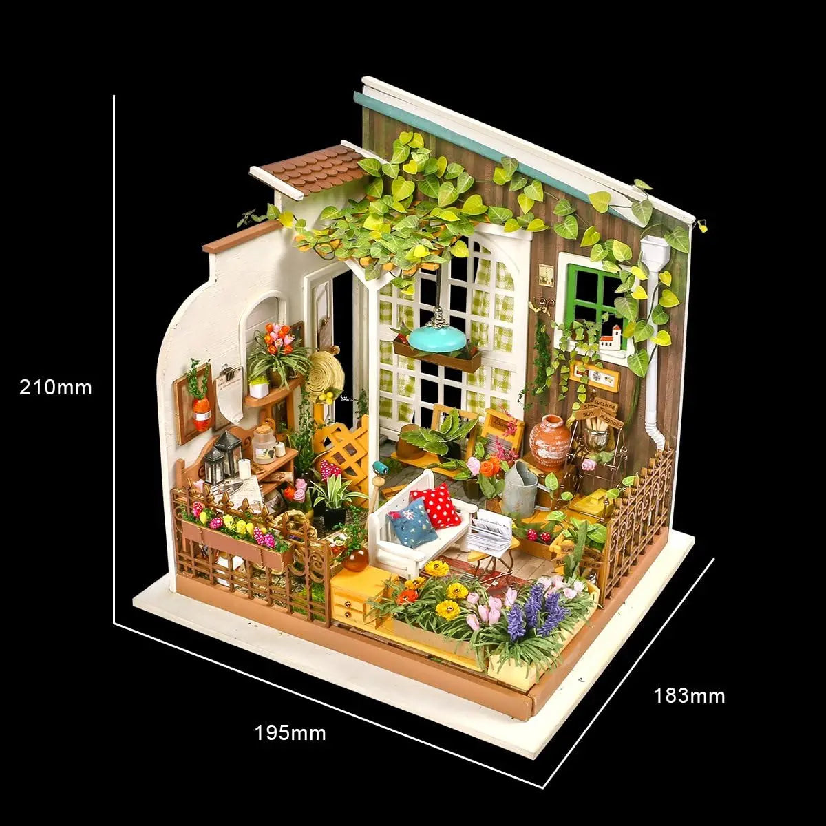 Miller's Garden - DIY Miniature House Wooden Doll House with Furniture